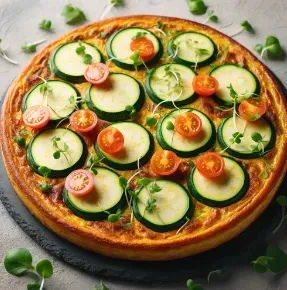Тортилья с кабачками и сыром